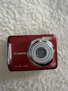RAKUDO 专用Canon PowerShot A480 レッド 単3電池駆動 RAKUDO 专用Canon PowerShot A480 レッド 単3電池駆動