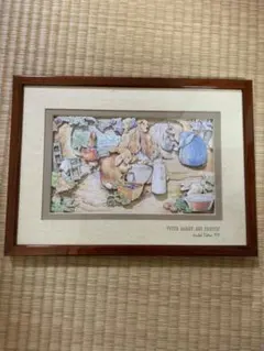 ピーターラビット　デコパージュ額壁飾り 2025年最新】デコパージュ ピーターラビットの人気アイテム - メルカリ