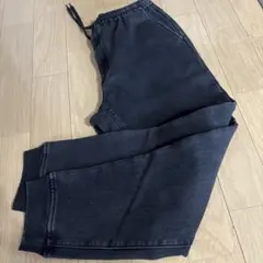 GU メンズ　ジョガースウェットデニム Lサイズ
