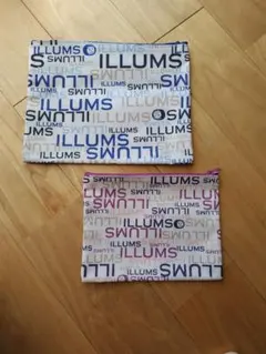 ILLUMSイルムス　 ポーチバッグ　ポーチケース　 ２点セット　通帳ケースなど