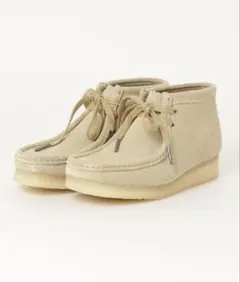 Clarks WallabeeBoot 25cm ベージュ クラークス ワラビー