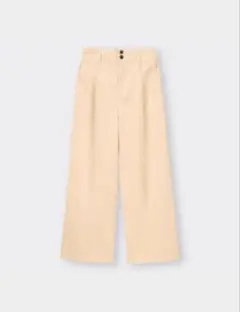 GU ライトデニムタックワイドパンツ(丈標準68.5～72.5cm)