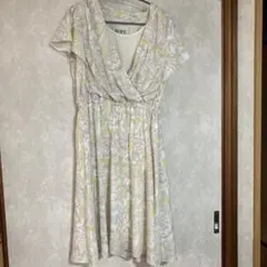 ROPE 花柄 半袖 ひざ丈ワンピースのサムネイル