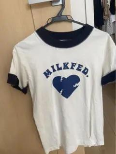 MILKFED. ハートプリント Tシャツ Mサイズ