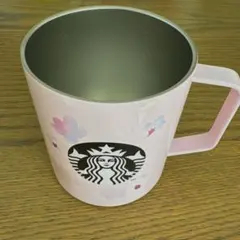 スタバ　SAKURAステンレスマグ　ピンクブレス