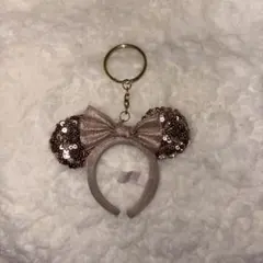 スパンコールカチューシャキーホルダー