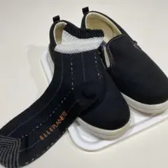 RED PINE スリッポン　＆ ELLE PLANETE ソックス