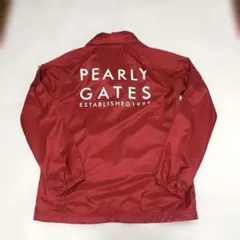 PEARLY GATES ゴルフジャケット レッド サイズ0のサムネイル