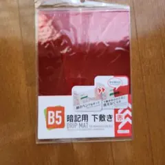 DAISO B5 暗記用下敷き 赤のサムネイル