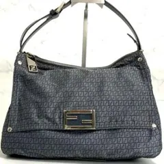 極美品 FENDI マンマバケット ズッキーノ ナイロン ハンドバッグ 保存袋付