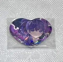 プロセカ 朝比奈まふゆ 2DMVハート缶バッジ バッチ ホログラム ②