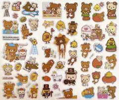 リラックマ　コリラックマ　キイロイトリ　ぷっくりシール　平成レトロ　平成女児