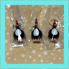 ウォレスとグルミット　めじるしアクセサリー　フェザー•マッグロウ　3点　ガチャ