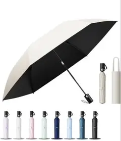 【アイボリー90cm直径超軽量】日傘 UVカット100遮光遮熱 折り畳み