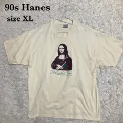 90s USA製 モナリザ　ダヴィンチ　Tシャツ 90s 90年代 レオナルドダヴィンチ モナリザ アメリカ製 白