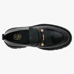 ASH ブラックレザー ローファー 厚底　サイズ35