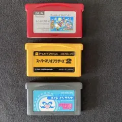 スーパーマリオブラザーズ 1 2 メイドインワリオ アドバンスソフト 3本セット