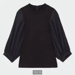 PLST プラステ グロスジャージーボリュームスリーブTシャツ（5分袖）のサムネイル