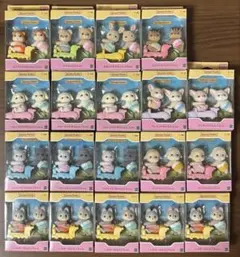 【新品】フローラウサギ＊フェネック＊ふたごちゃん＊赤ちゃん＊シルバニアファミリー