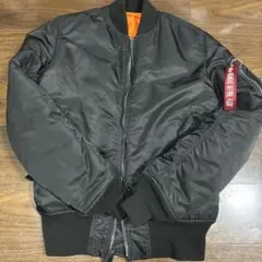 アルファインダストリーズ　MA-1 ブラック　Mサイズ