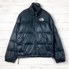 ノースフェイス　ダウンジャケット　ヌプシ　両面刺繡　700FP　黒　85XS　3