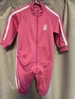 BABYDOLL ピンク　ジャージ　ロンパース　80cm