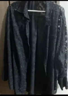 ジャガード　シャツ　L