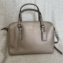 COACH ベージュ ショルダーバッグ