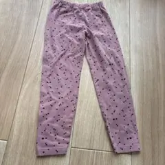 ピンクドット柄レギンス 110cm