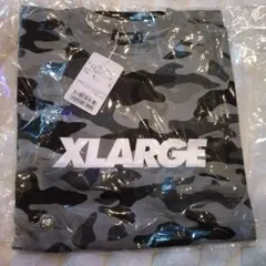 XLARGE グレー迷彩 長袖カットソー 140