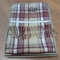 Adam & Eve チェックひざ掛け 60x100cm