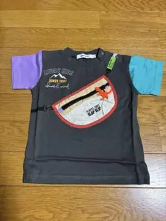 新品　値下¥2750 SLAP SLIP Tシャツ 80 恐竜　ポケットロゴ刺繍のサムネイル