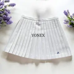 YONEXテニススコート ホワイト プリーツスカート ウエスト73 テニスウェア