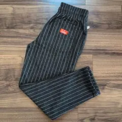 CookMan★サイズＳ★シェフパンツ★ストライプ 濃茶✕ベージュ