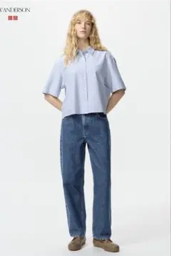 UNIQLO JW ANDERSON バギーデニムパンツ 26のサムネイル