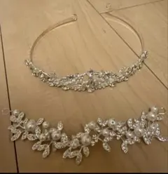 結婚式小物　6点セット　髪飾り.ネックレスetc