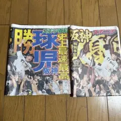 阪神タイガース優勝記念　スポーツ新聞2部