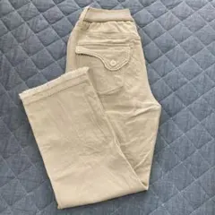 DEBUTTO クロップドパンツ ベージュ