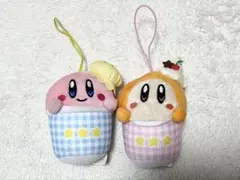 별의 커비 カービィ ワドルディ カップケーキ ぬいぐるみ ストラップ セット