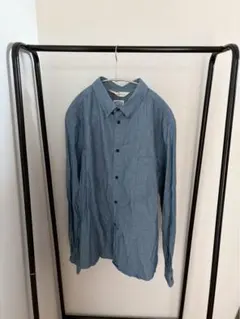 【イタリア製】GOLDEN GOOSE DELUXE BRAND シャツ M 紺のサムネイル
