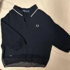 FRED PERRY ネイビー ポロシャツ UK 10