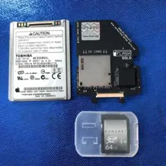 iFlash-SOLO iPod変換アダプター SDXCカード 64GBセットで
