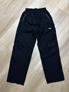 PUMA プーマ ナイロンパンツ ブラック トレーニングパンツ スポーツウェア