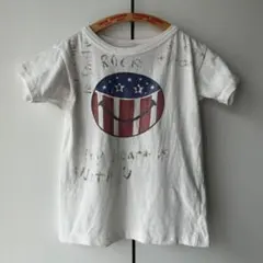 120cm DENIM DUNGAREE スマイリー　Tシャツ