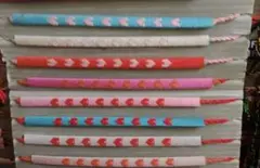 展示品　ハート型ミサンガ7本セット　ハンドメイド
