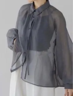 regleam パフスリーブジャガードブラウス パフスリーブジャガードブラウス｜PUFF SLEEVE JACQUARD BLOUSEの通販