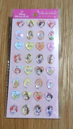 ディズニープリンセス　ストーンシール