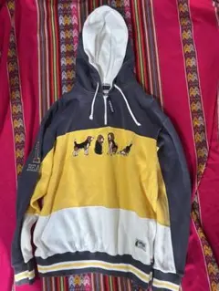 EASTBOY BOB BEAGLE カラーパネル ニットパーカー