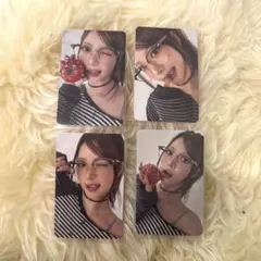 4枚セットLE SSERAFIM ウンチCompactトレカ SPAGHETTI