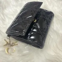 Dior ディオール ロータスウォレット 折り財布 ブラックのサムネイル